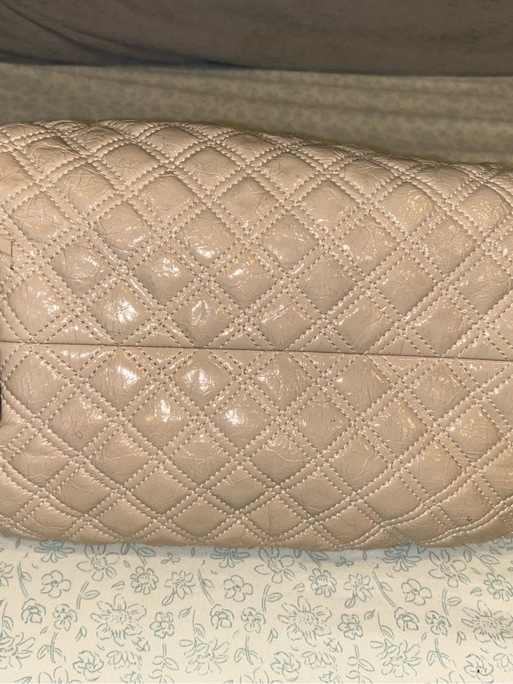 Marc Jacobs Quilted Leather Cream Stam Bag - Picture 4 of 8